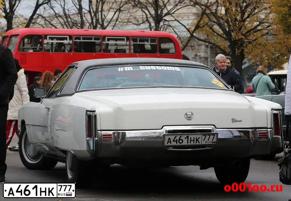 Фото автомобиля КАДИЛЛАК ЭЛЬДОРАДО КАДИЛЛАК ЭЛЬДОРАДО, 1971 — госномер А461НК777. Цвет: Белый