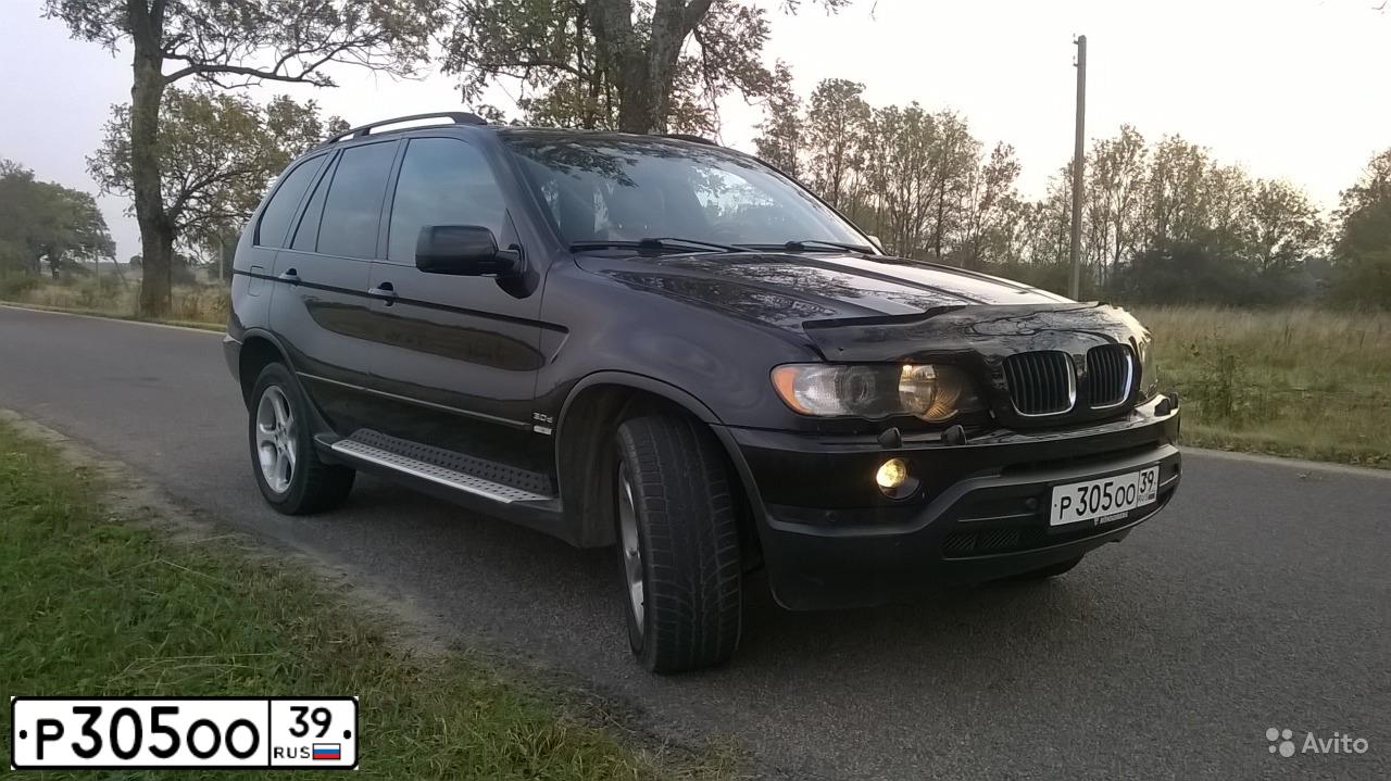 Фото автомобиля BMW X5, 2002 — госномер С313АС39. Цвет: ЧЕРНЫЙ