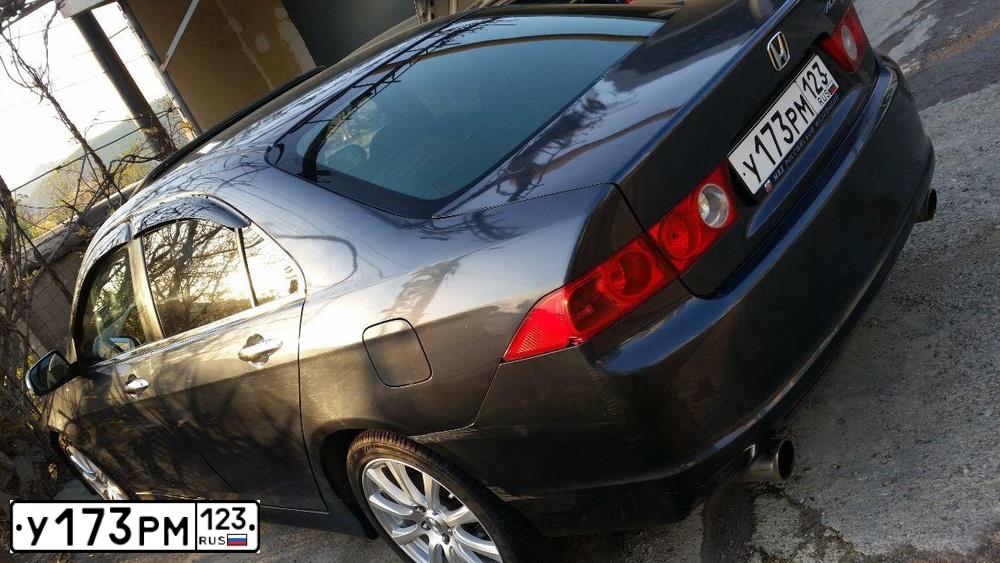 Фото автомобиля HONDA ACCORD, 2006 — госномер Н866НР161. Цвет: ТЕМНО-СЕРЫЙ