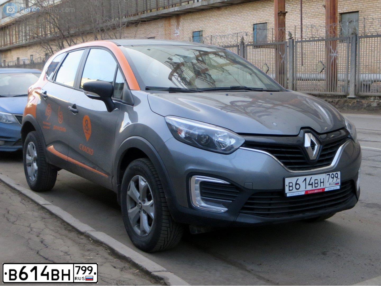 Фото автомобиля RENAULT KAPTUR, 2017 — госномер В614ВН799
