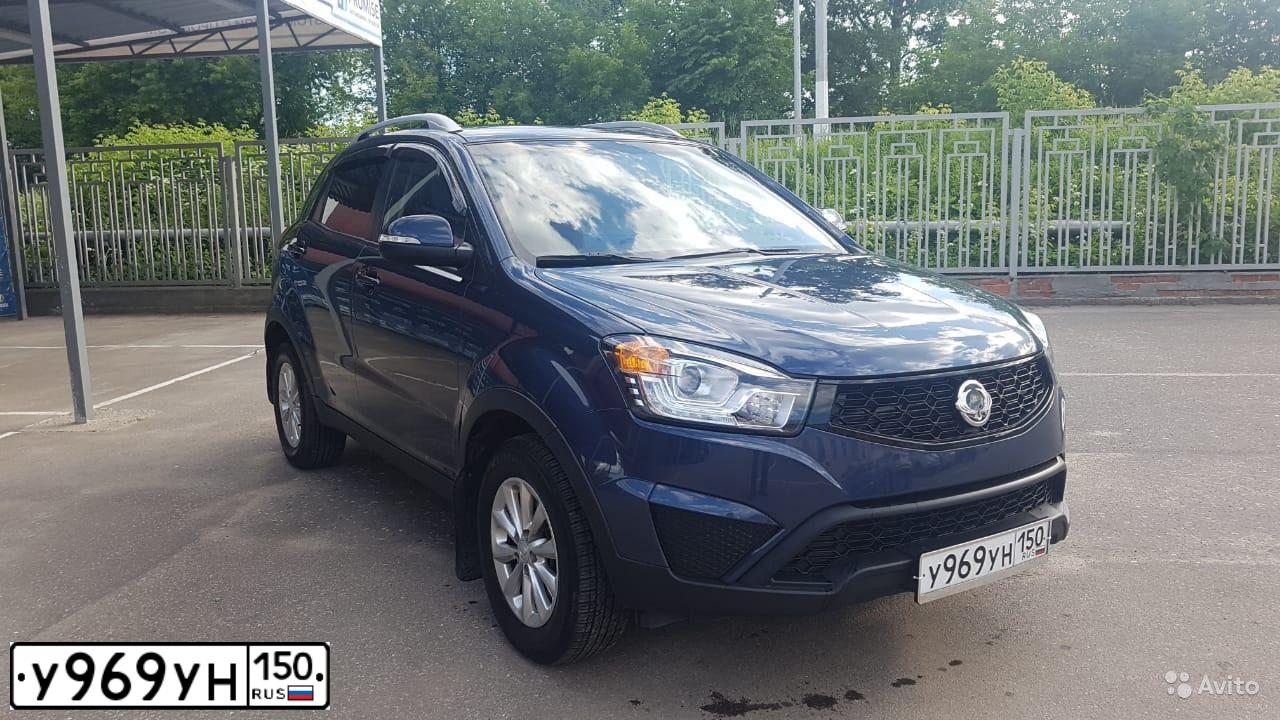 Фото автомобиля SSANGYONG ACTYON, 2014 — госномер М209ЕК82. Цвет: синий
