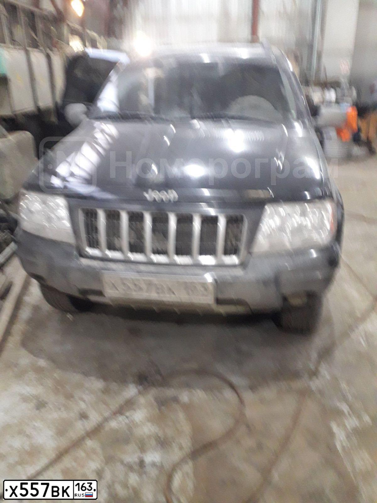 Фото автомобиля JEEP GRAND CHEROKEE, 2003 — госномер Т617ХВ150. Цвет: ЧЕРНЫЙ