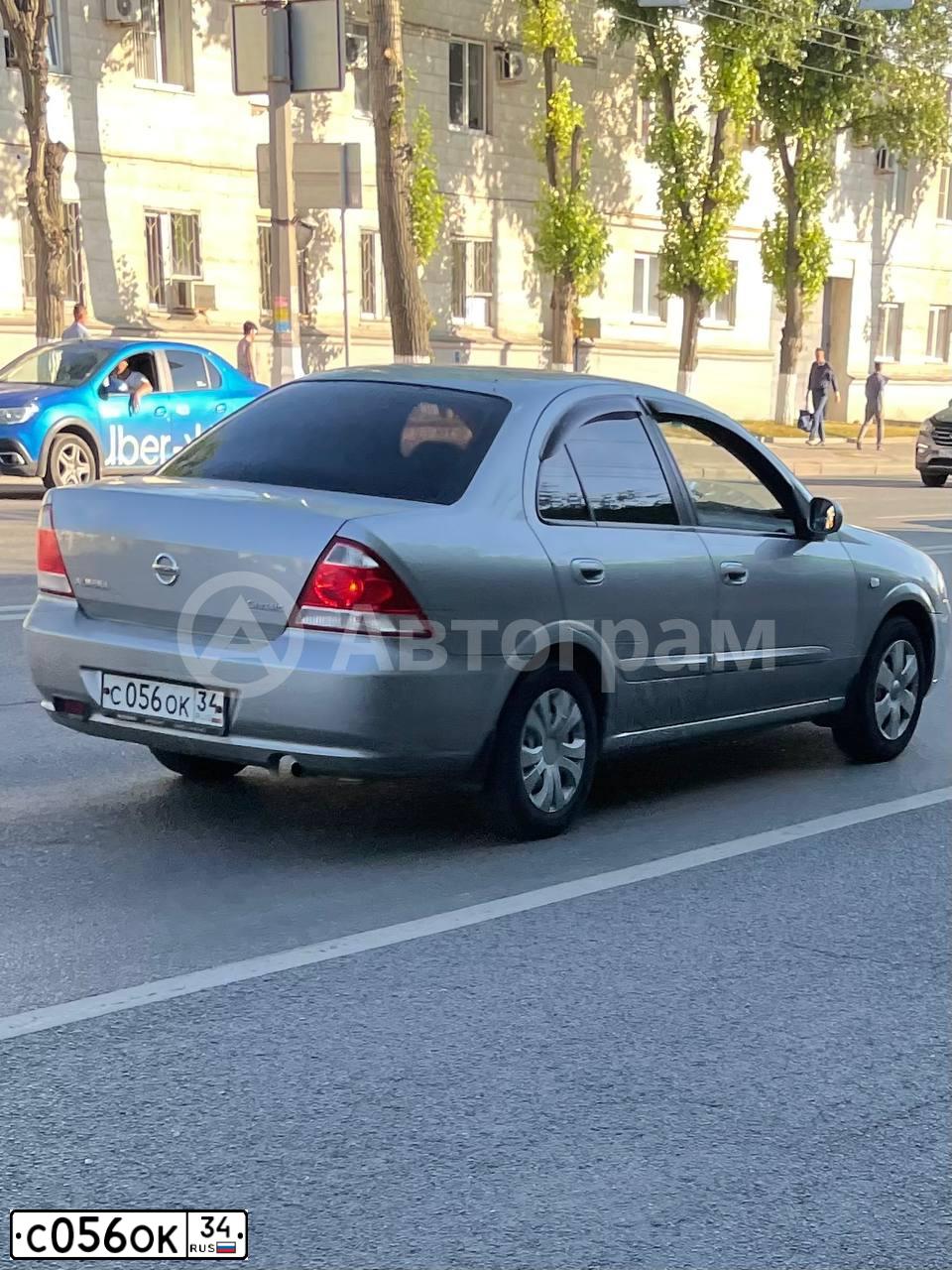 Фото автомобиля NISSAN ALMERA, 2008 — госномер С056ОК34. Цвет: СЕРЕБРИСТЫЙ