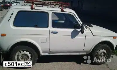 Фото автомобиля LADA 2121 NIVA, 1993 — госномер С501ВС161. Цвет: Белый