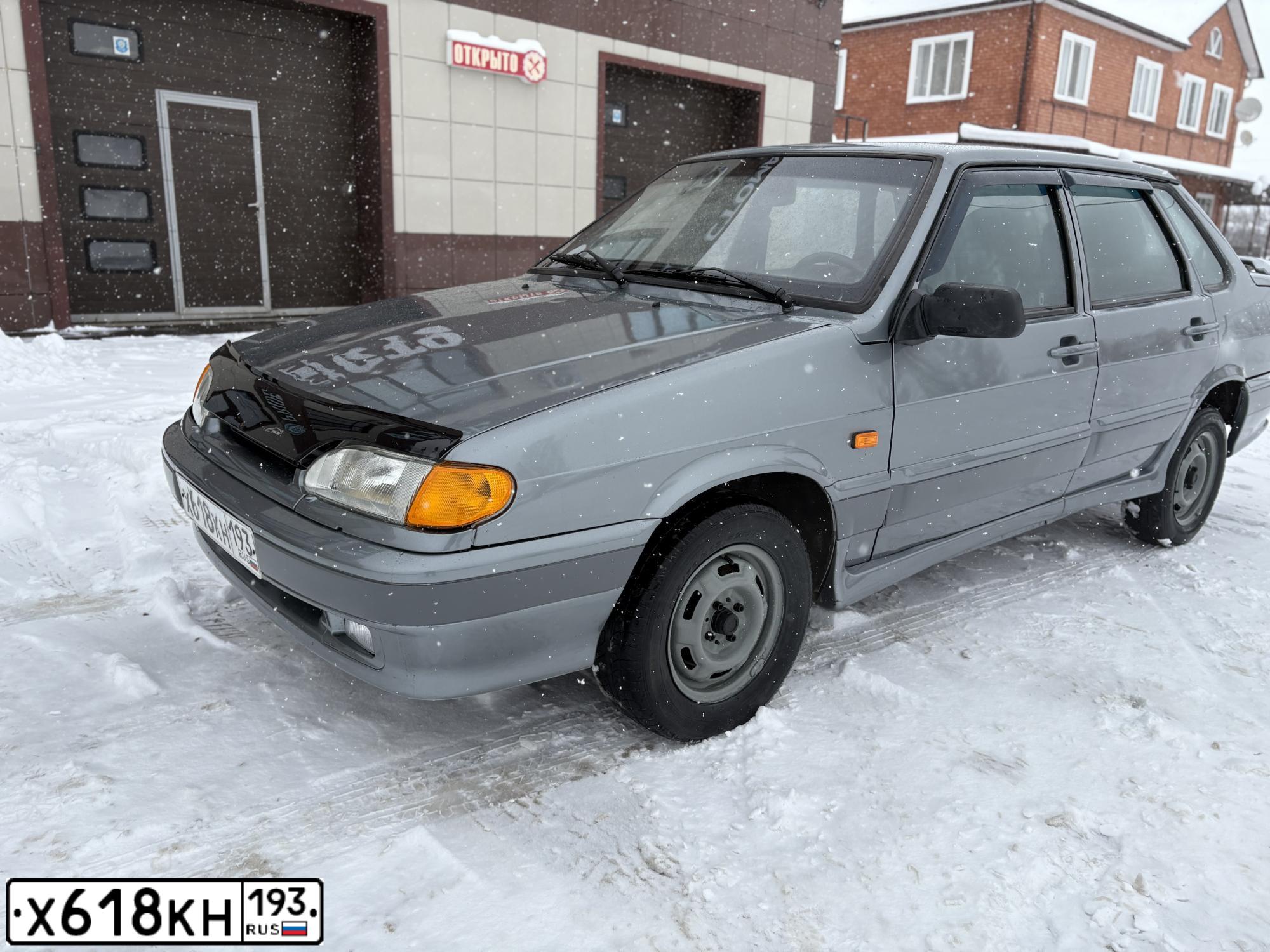 Фото автомобиля ВАЗ 21150 LADA SAMARA, 2006 — госномер А586ВС323. Цвет: СРЕДНИЙ СЕРО-ЗЕЛЕНЫЙ МЕТ.