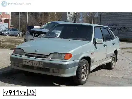 Фото автомобиля LADA 2115 SAMARA, 1999 — госномер У911УУ34. Цвет: СЕРЕБРИСТ ЖЕЛТО-ЗЕЛЕНЫЙ