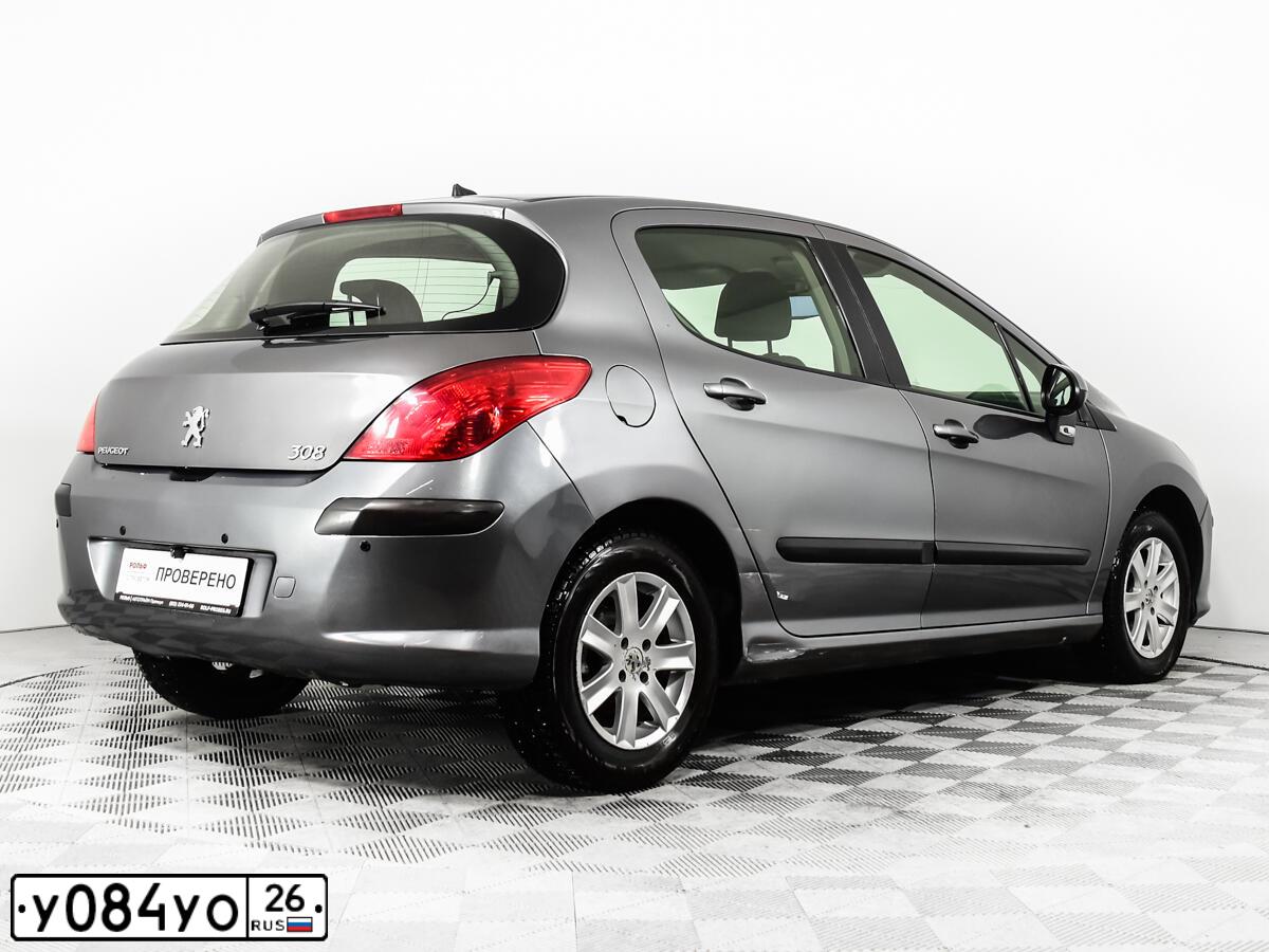 Фото автомобиля PEUGEOT 308, 2008 — госномер К394ОХ147. Цвет: ТЕМНО-СЕРЫЙ