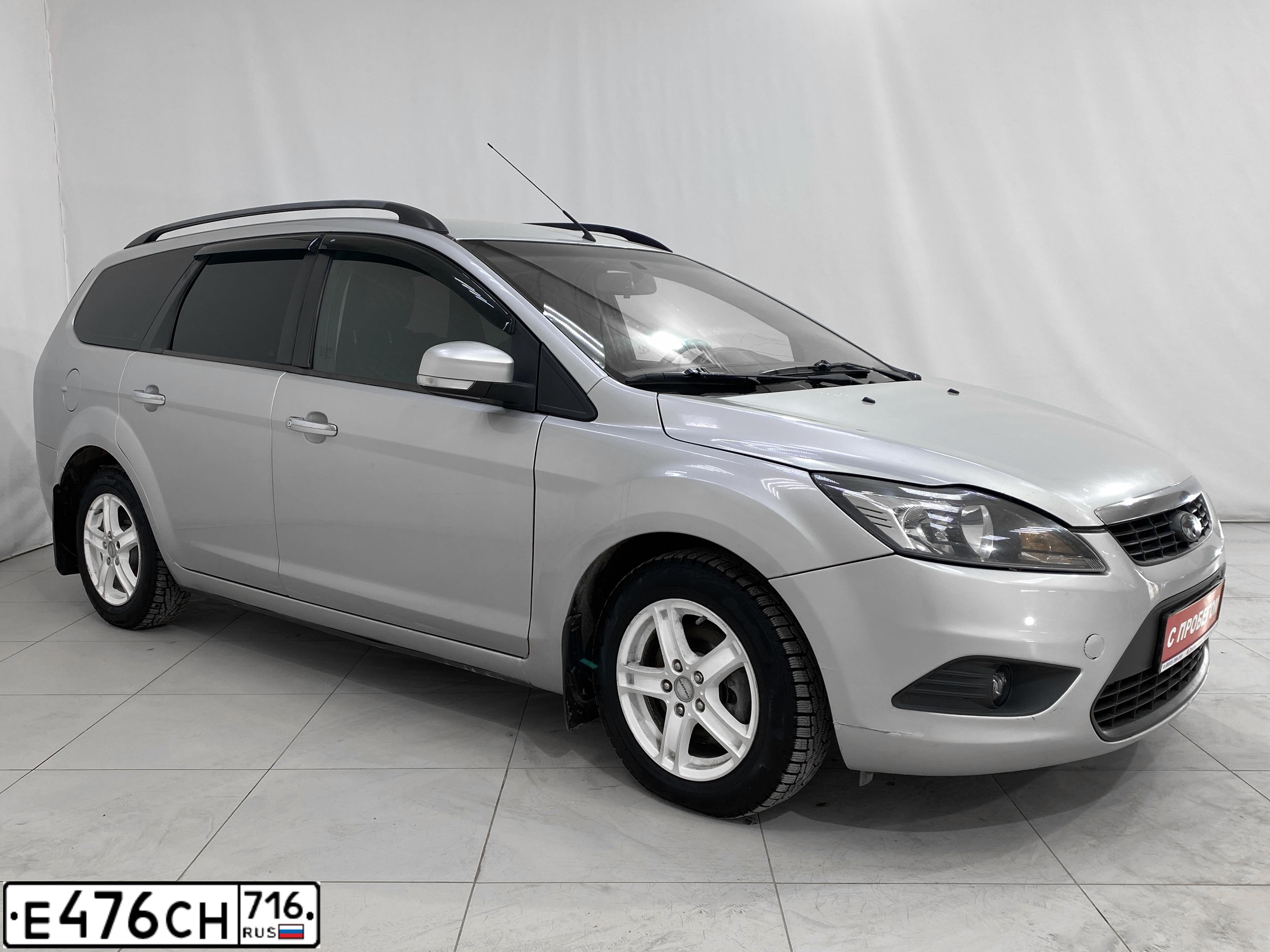 Фото автомобиля FORD FOCUS, 2008 — госномер У360ЕТ716. Цвет: Серебристый