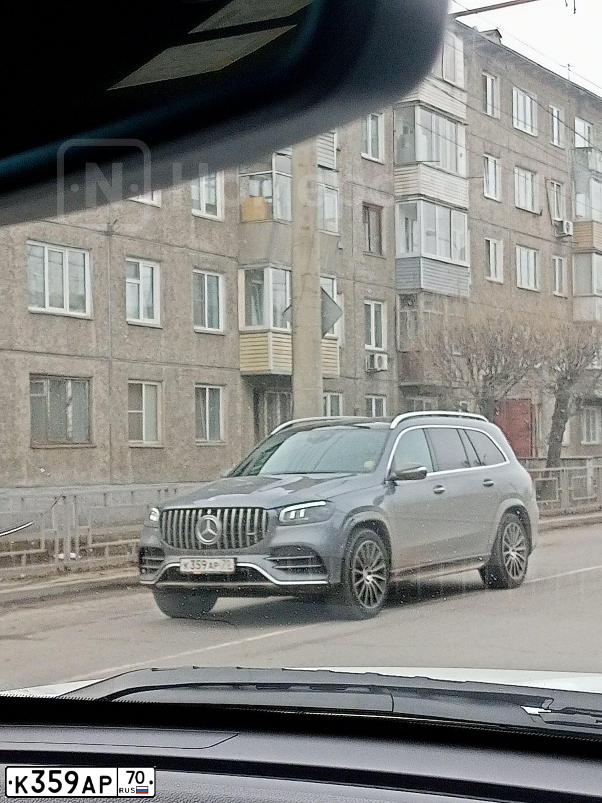 Фото автомобиля MERCEDES-BENZ GLS400, 2021 — госномер О894РЕ193. Цвет: СЕРЫЙ