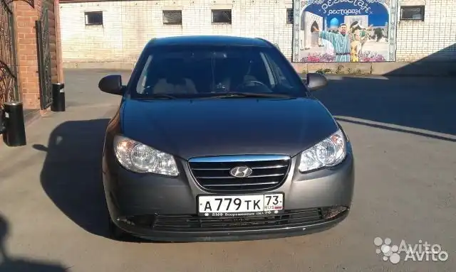 Фото автомобиля HYUNDAI ELANTRA, 2007 — госномер В250ОС116. Цвет: Серый