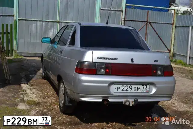 Фото автомобиля LADA 2110, 2003 — госномер М107ТТ73. Цвет: СВЕТЛО-СЕРЕБРИСТЫЙ  МЕТАЛЛИК