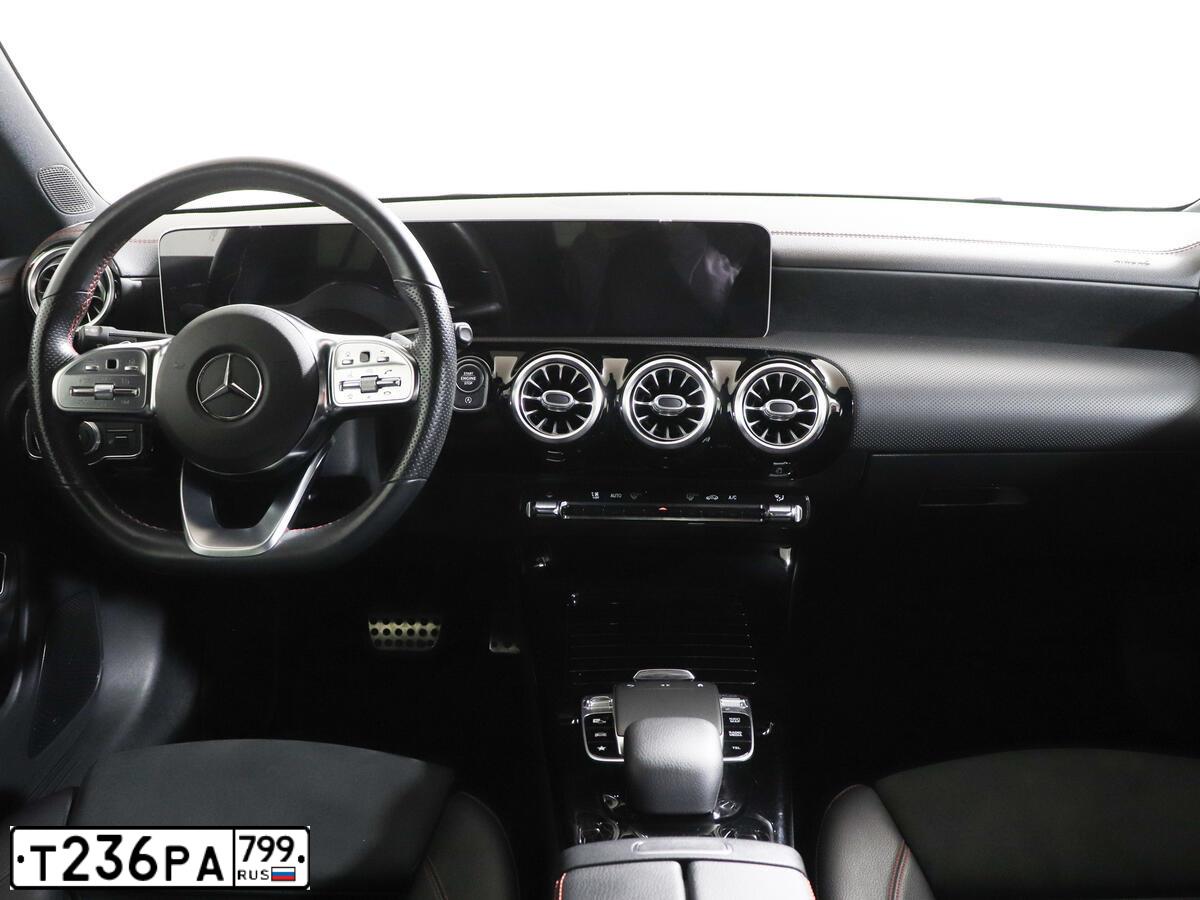 Фото автомобиля MERCEDES-BENZ CLA200, 2019 — госномер В058ОТ37. Цвет: Красный