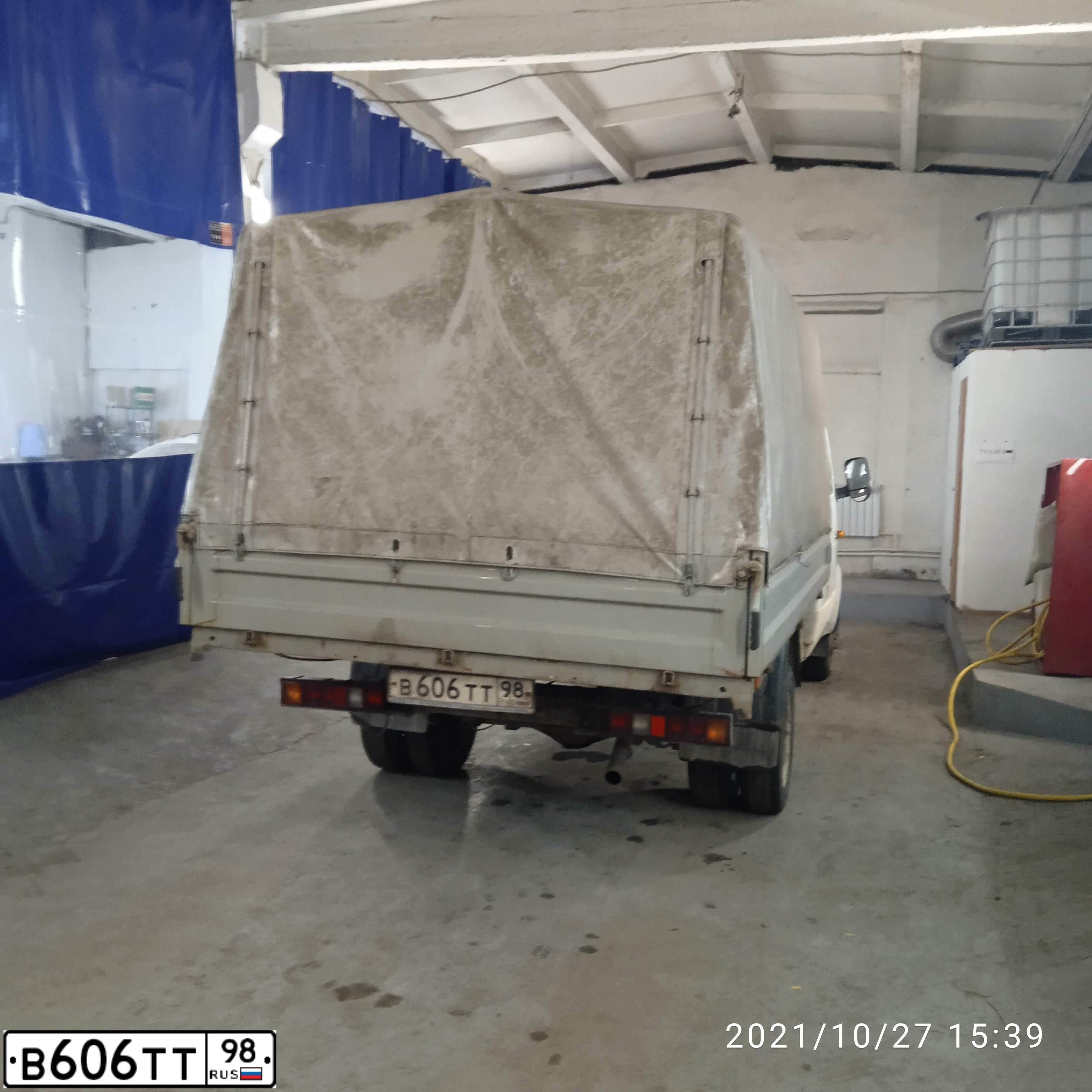Фото автомобиля GAZ 3302 EL, 2009 — госномер В606ТТ98. Цвет: Белый