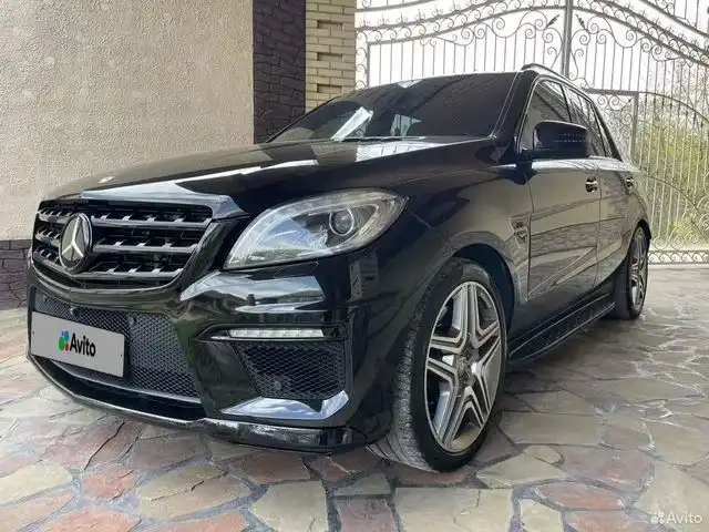 Фото автомобиля MERCEDES M-KLASSE, 2014 — госномер Т063ТХ05. Цвет: ЧЕРНЫЙ