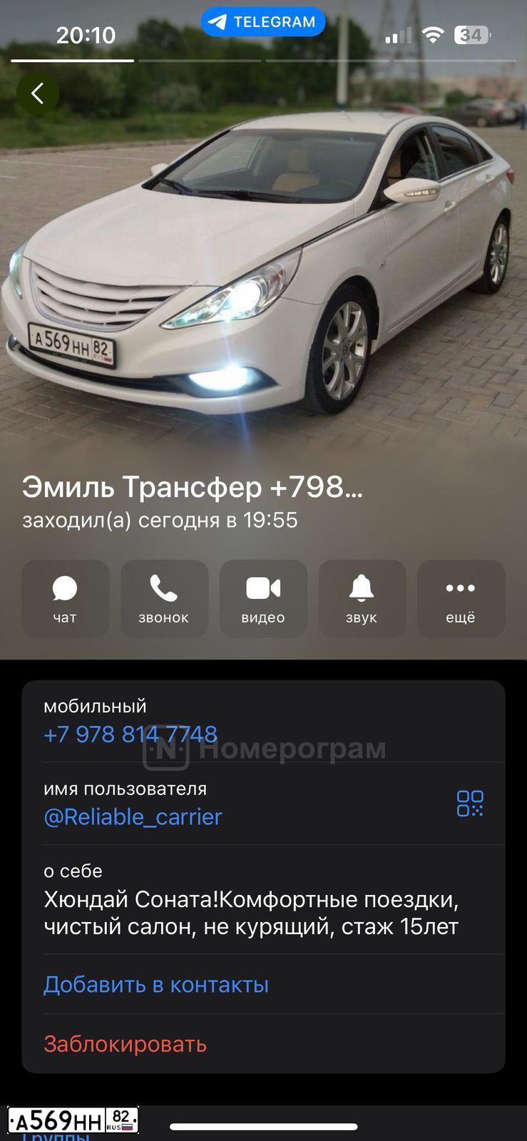 Фото автомобиля HYUNDAI SONATA, 2011 — госномер А569НН82. Цвет: Белый