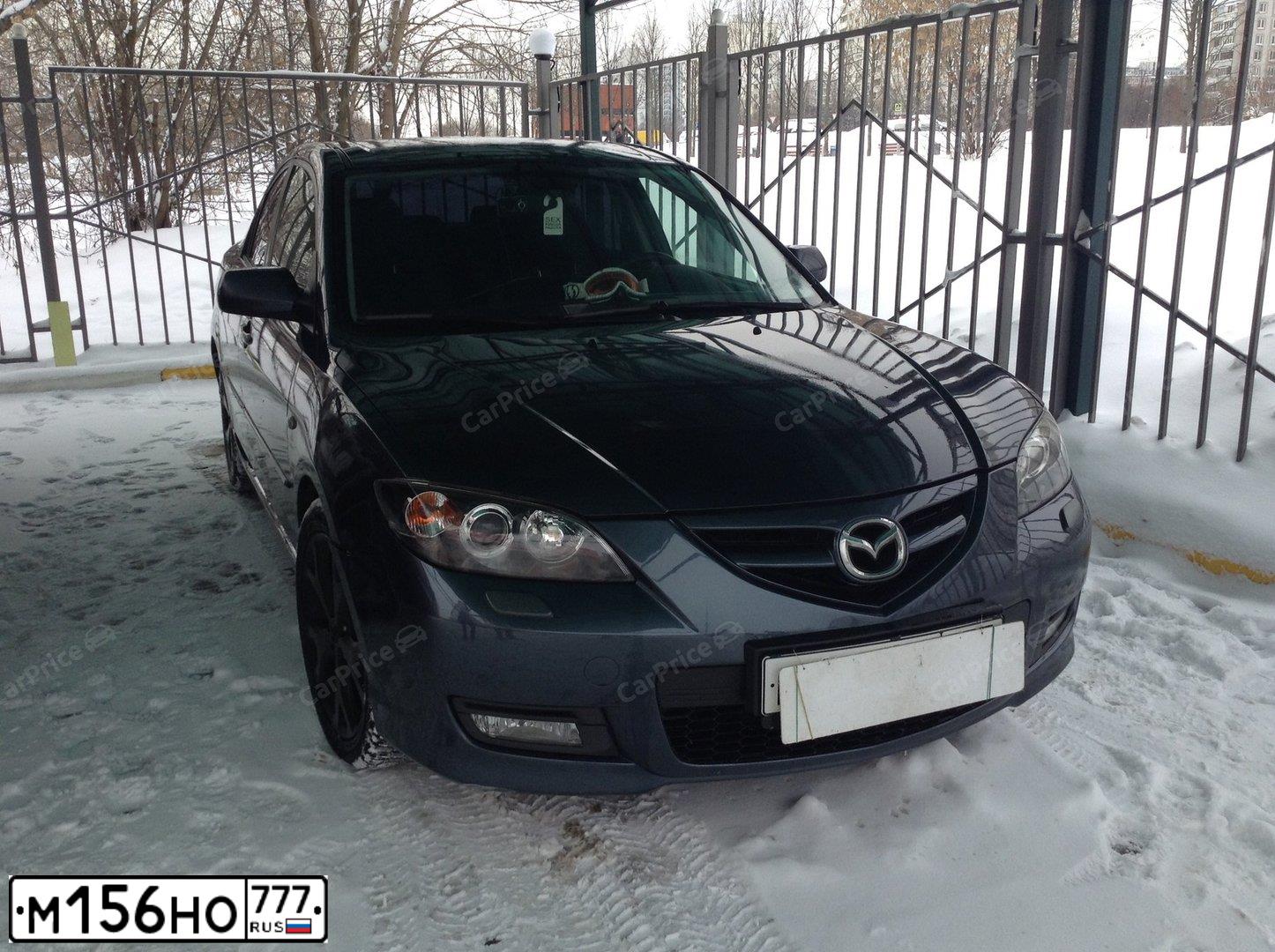 Фото автомобиля MAZDA 3, 2008 — госномер Х337КО763. Цвет: Серый