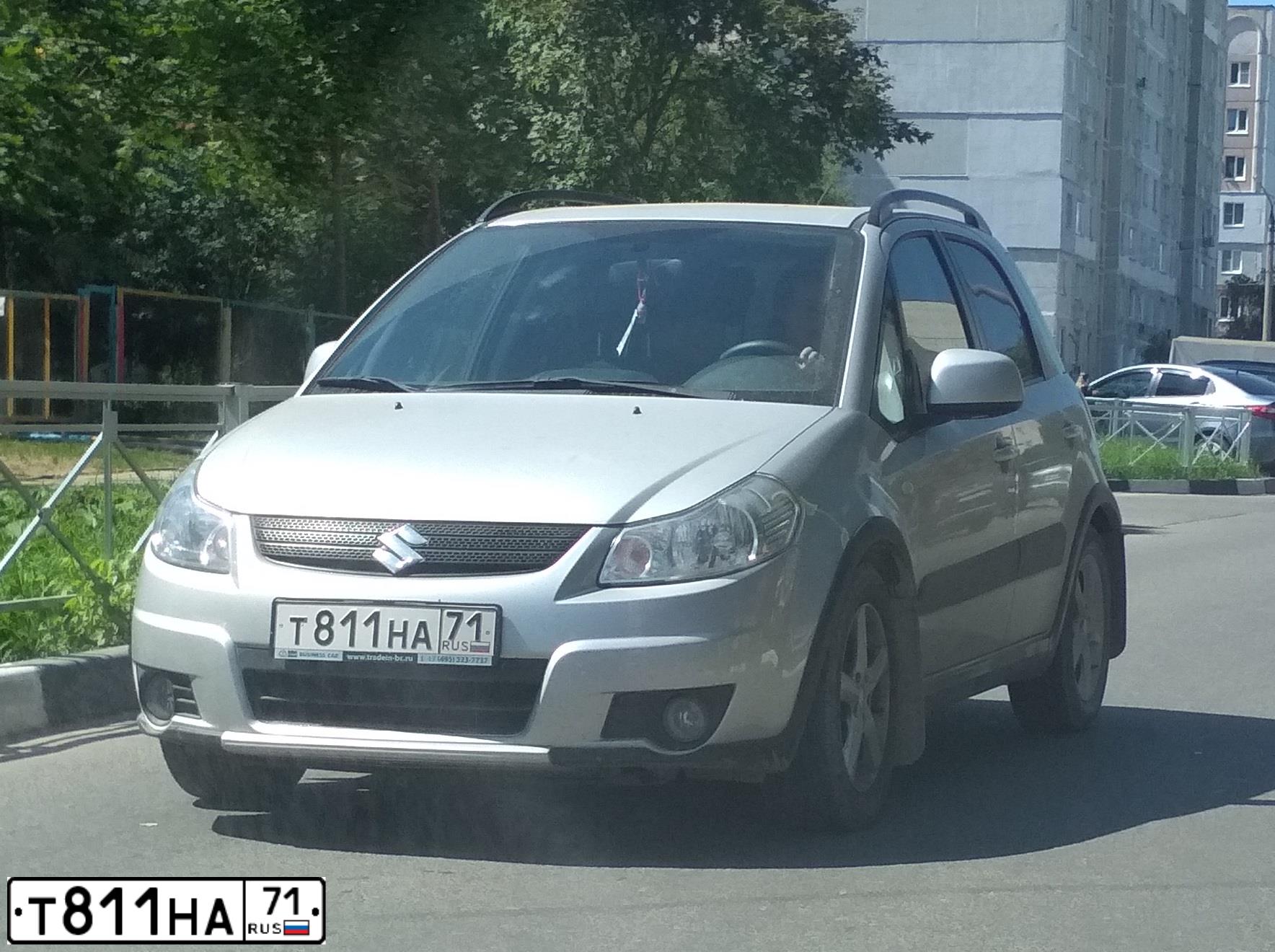 Фото автомобиля SUZUKI SX 4, 2008 — госномер Т037ОМ797. Цвет: СЕРЕБРИСТЫЙ