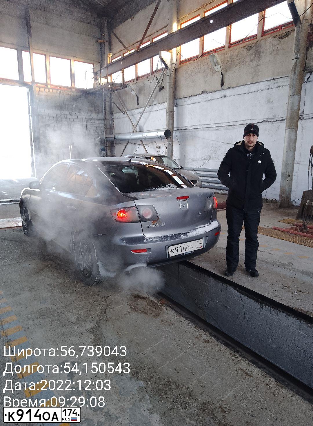 Фото автомобиля MAZDA A 3, 2006 — госномер К278УУ18. Цвет: СЕРЫЙ
