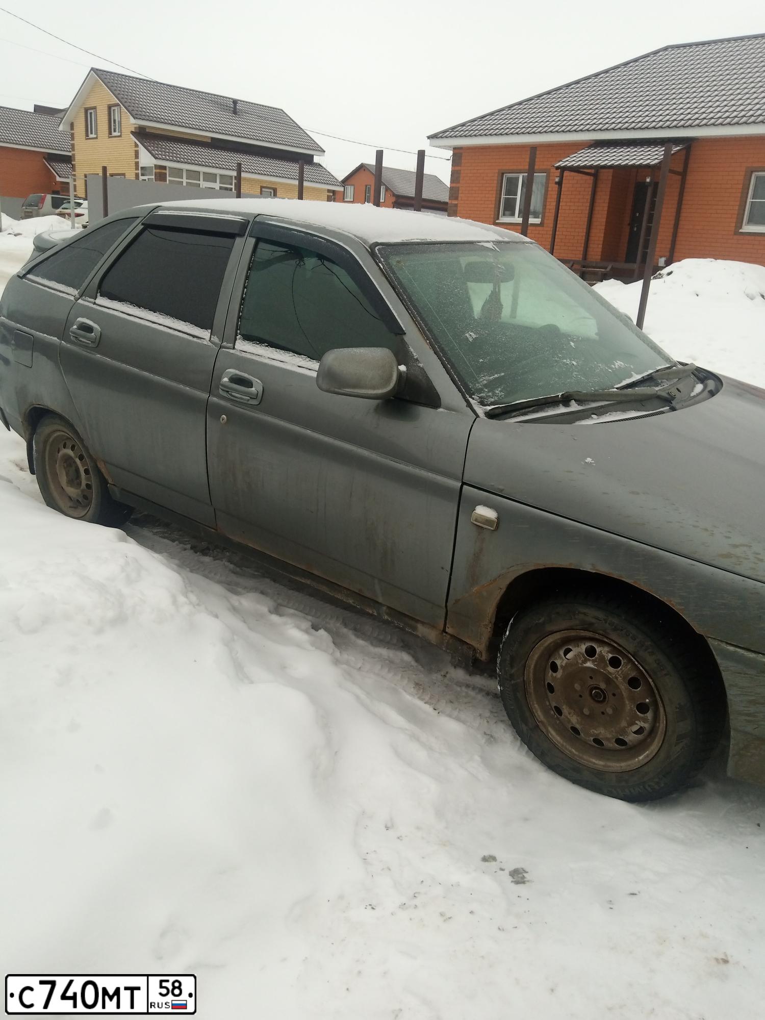 Фото автомобиля LADA 2112, 2006 — госномер С740МТ58. Цвет: СРЕДНИЙ СЕРО-ЗЕЛЕНЫЙ МЕТ.
