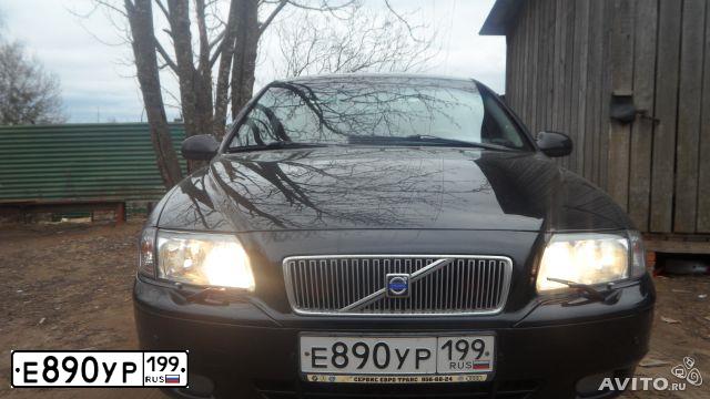 Фото автомобиля VOLVO S80, 2002 — госномер Е058ТН82. Цвет: ЧЕРНЫЙ