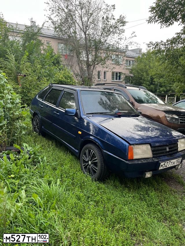 Фото автомобиля LADA 2109 SAMARA, 2004 — госномер М527ТН102. Цвет: СИНИЙ ПЕРЛАМУТРОВЫЙ