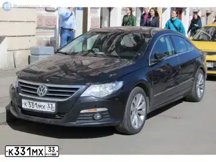 Фото автомобиля VOLKSWAGEN PASSAT, 2011 — госномер К331МХ33. Цвет: ЧЕРНЫЙ