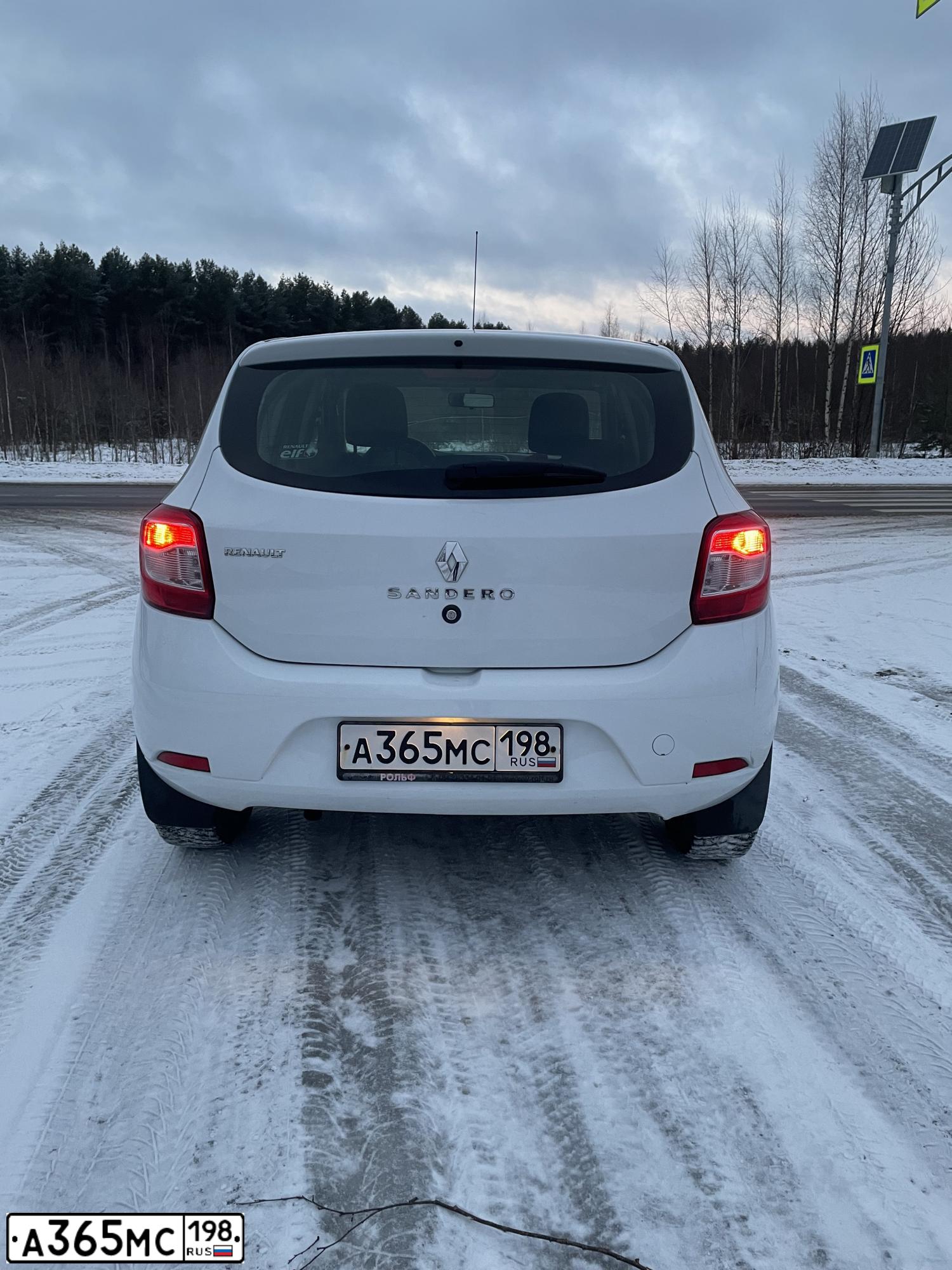 Фото автомобиля RENAULT SANDERO, 2018 — госномер К591СА53