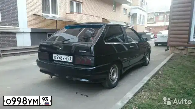 Фото автомобиля LADA 2113 SAMARA, 2009 — госномер А019РТ93. Цвет: Темно-зеленый