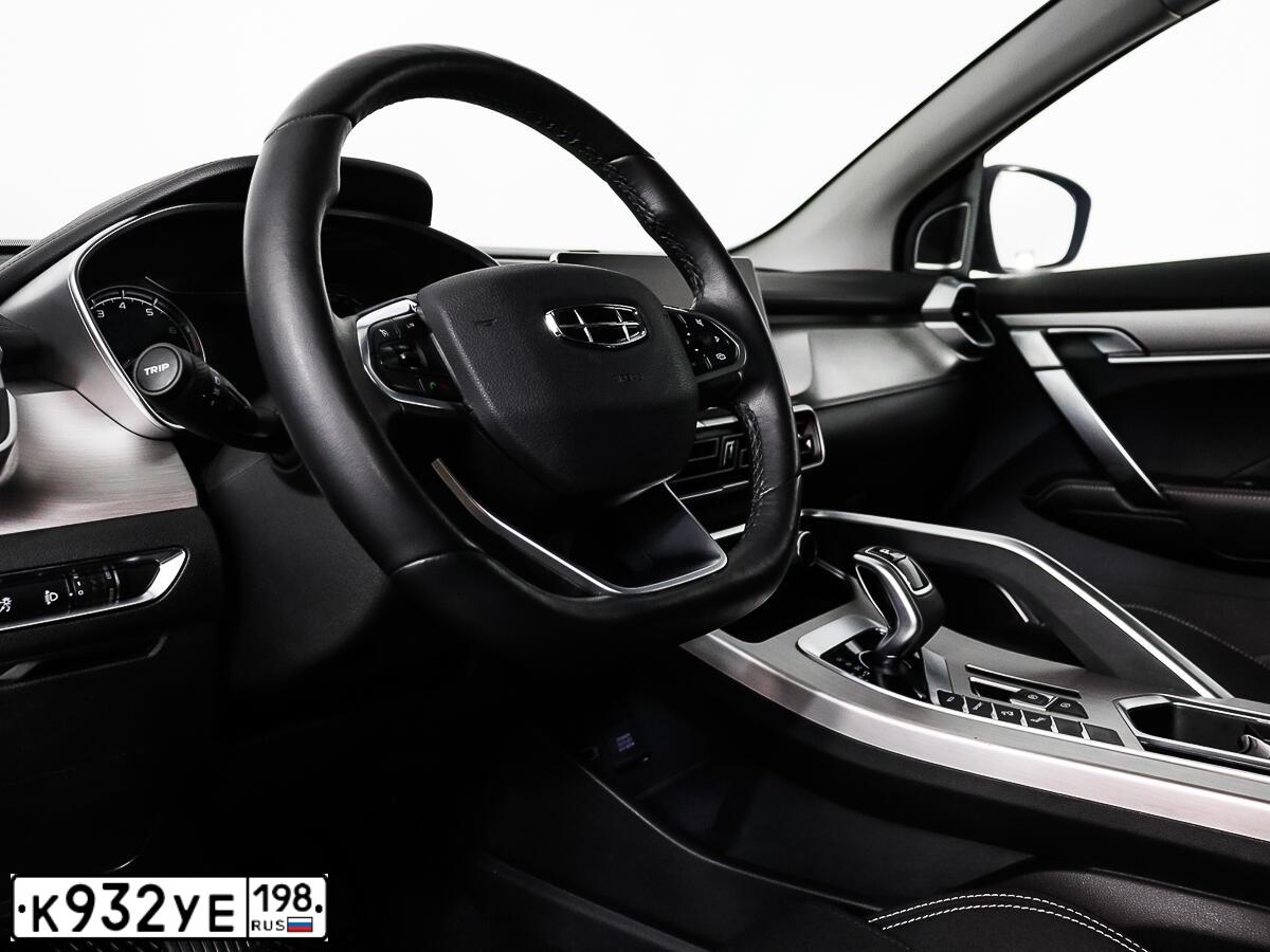 Фото автомобиля GEELY COOLRAY, 2021 — госномер С754ЕХ198. Цвет: ЧЕРНЫЙ