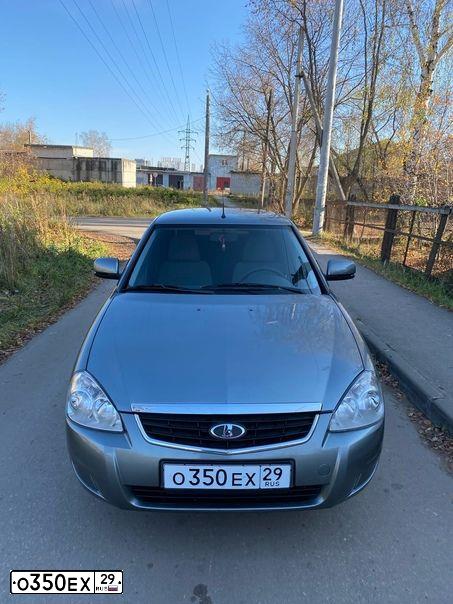 Фото автомобиля LADA 2170 PRIORA, 2012 — госномер О363УР30. Цвет: СЕРО-ЗЕЛЕНЫЙ МЕТАЛЛИК