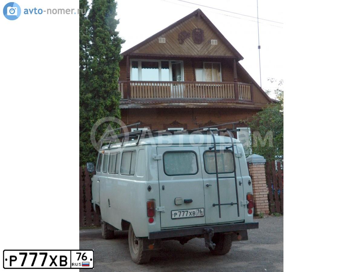 Фото автомобиля UAZ 2206, 1999 — госномер Р777ХВ76. Цвет: Белый