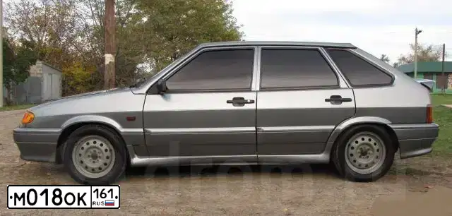 Фото автомобиля LADA 2114 SAMARA, 2007 — госномер Е014ХУ163. Цвет: СР.СЕРО-ЗЕЛЕНЫЙ МЕТАЛЛ