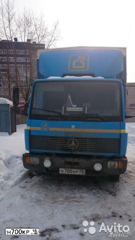 Фото автомобиля MERCEDES LK-SERIE, 1995 — госномер С466СО16. Цвет: СИНИЙ