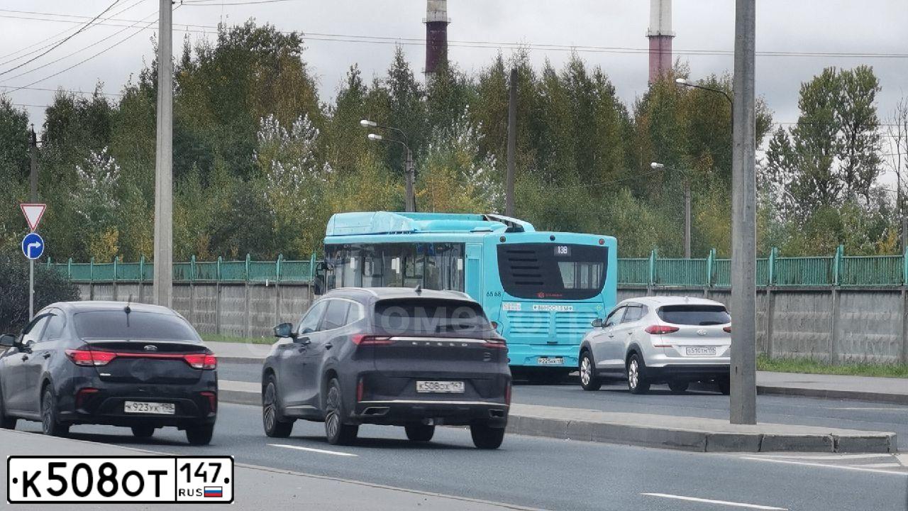 Фото автомобиля HYUNDAI SOLARIS, 2021 — госномер К508ОТ147. Цвет: синий