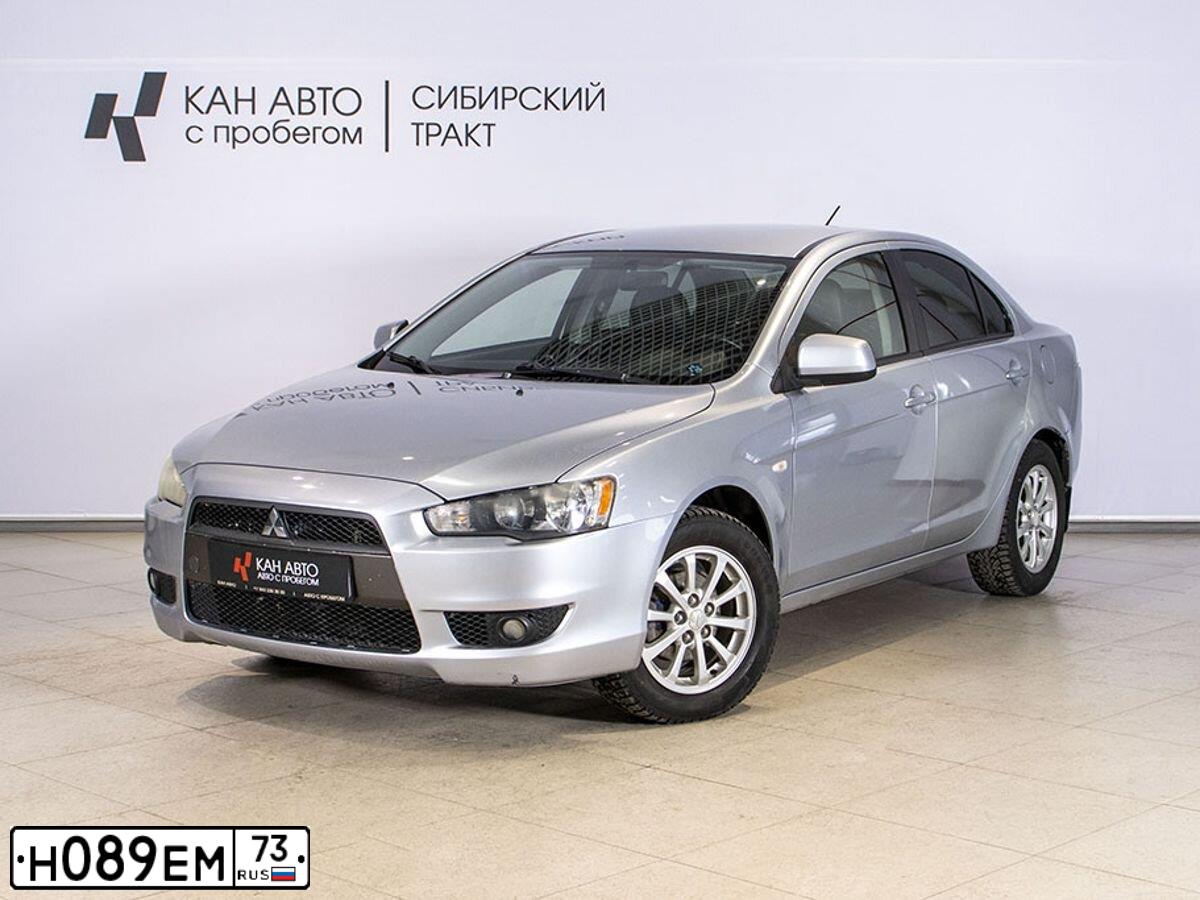 Фото автомобиля MITSUBISHI LANCER, 2010 — госномер Н089ЕМ73. Цвет: СЕРЫЙ СВЕТЛЫЙ