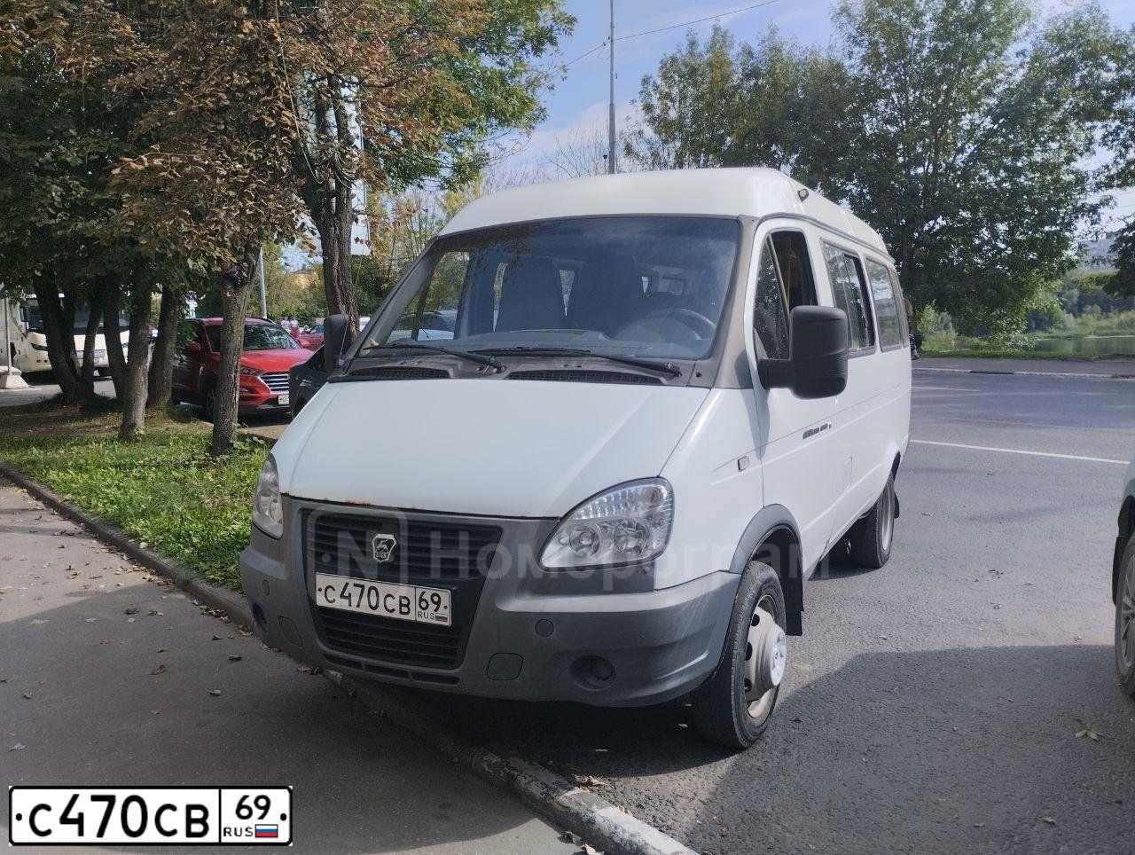 Фото автомобиля GAZ Z 3221 GAZEL, 2016 — госномер С470СВ69. Цвет: БЕЛЫЙ