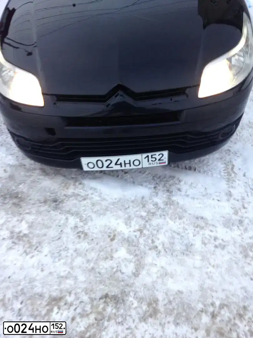 Фото автомобиля CITROEN C4, 2007 — госномер Р854АА152. Цвет: ЧЕРНЫЙ