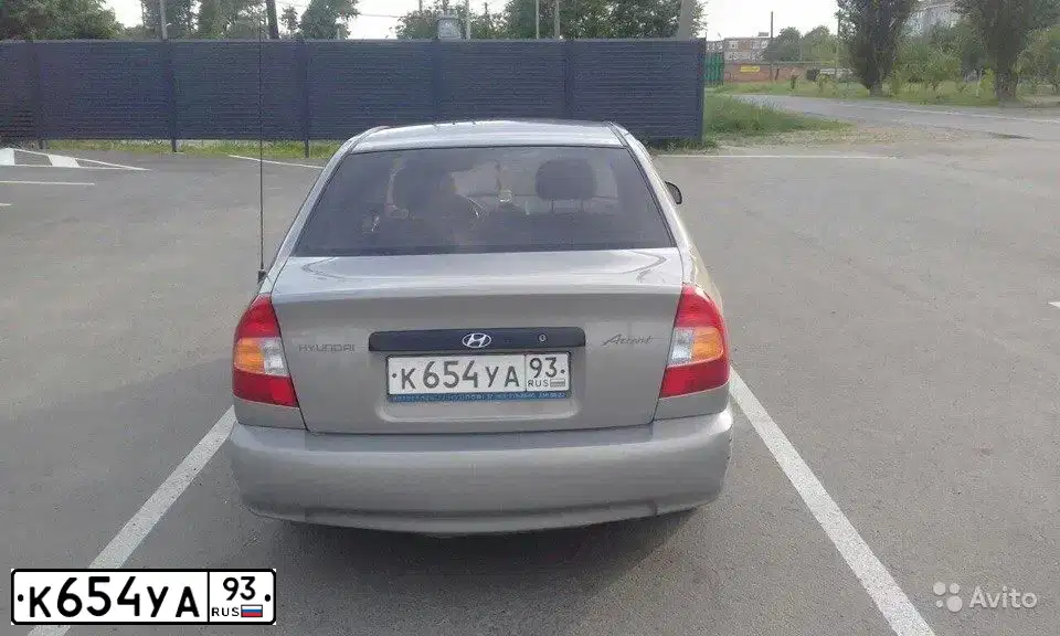 Фото автомобиля TAGAZ ACCENT, 2008 — госномер К654УА93. Цвет: СВЕТЛО-БЕЖЕВЫЙ