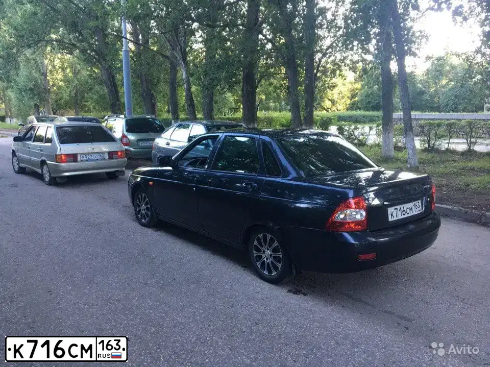 Фото автомобиля LADA 2170 PRIORA, 2008 — госномер К716СМ163. Цвет: СЕРЕБРИСТО-СЕРО-ЧЕРНЫЙ