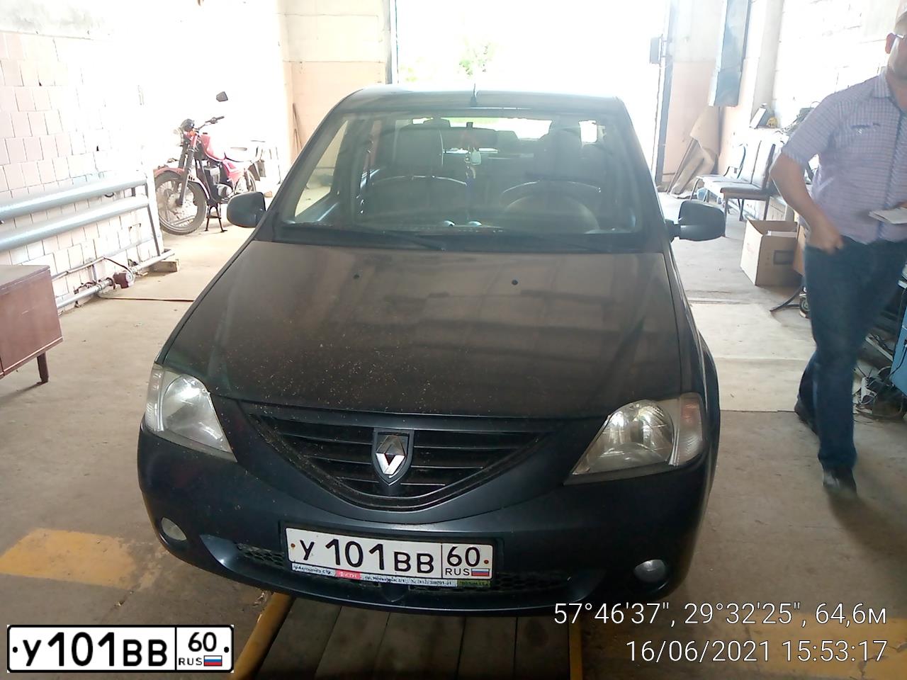 Фото автомобиля RENAULT LOGAN  (SR), 2007 — госномер С207ТО198. Цвет: ТЕМНО-СЕРЫЙ