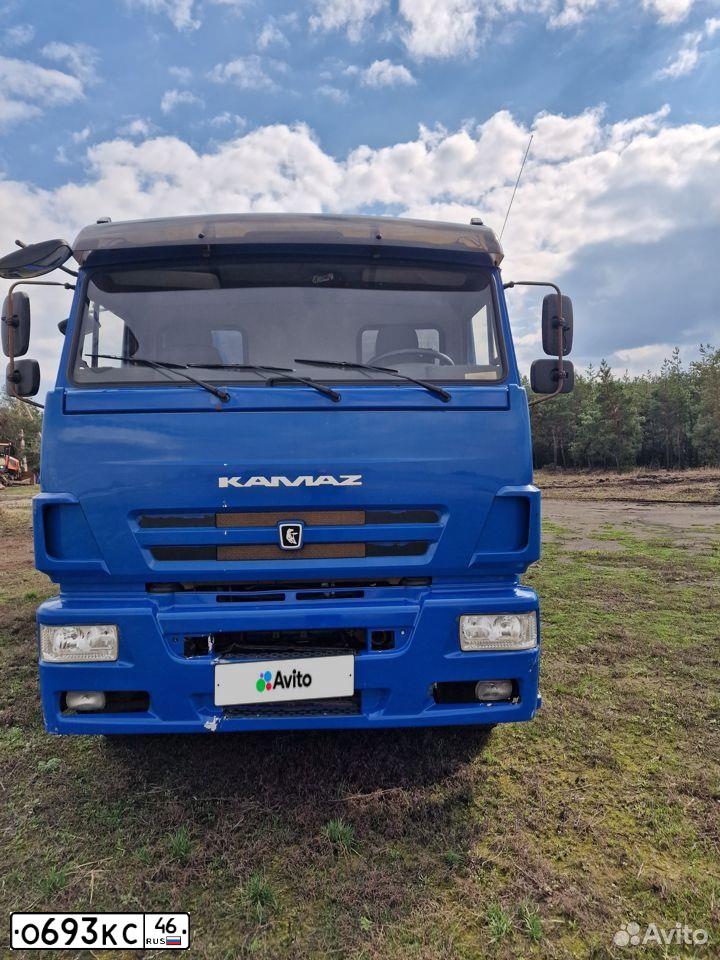 Фото автомобиля KAMAZ 6520 /6X4/, 2017 — госномер Н481ТК46. Цвет: СИНИЙ РАЛ 5010