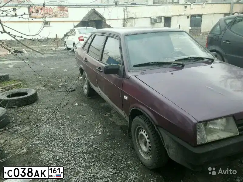 Фото автомобиля LADA 2109 SAMARA, 1995 — госномер С038АК161. Цвет: ФИОЛЕТОВЫЙ ТЕМНЫЙ