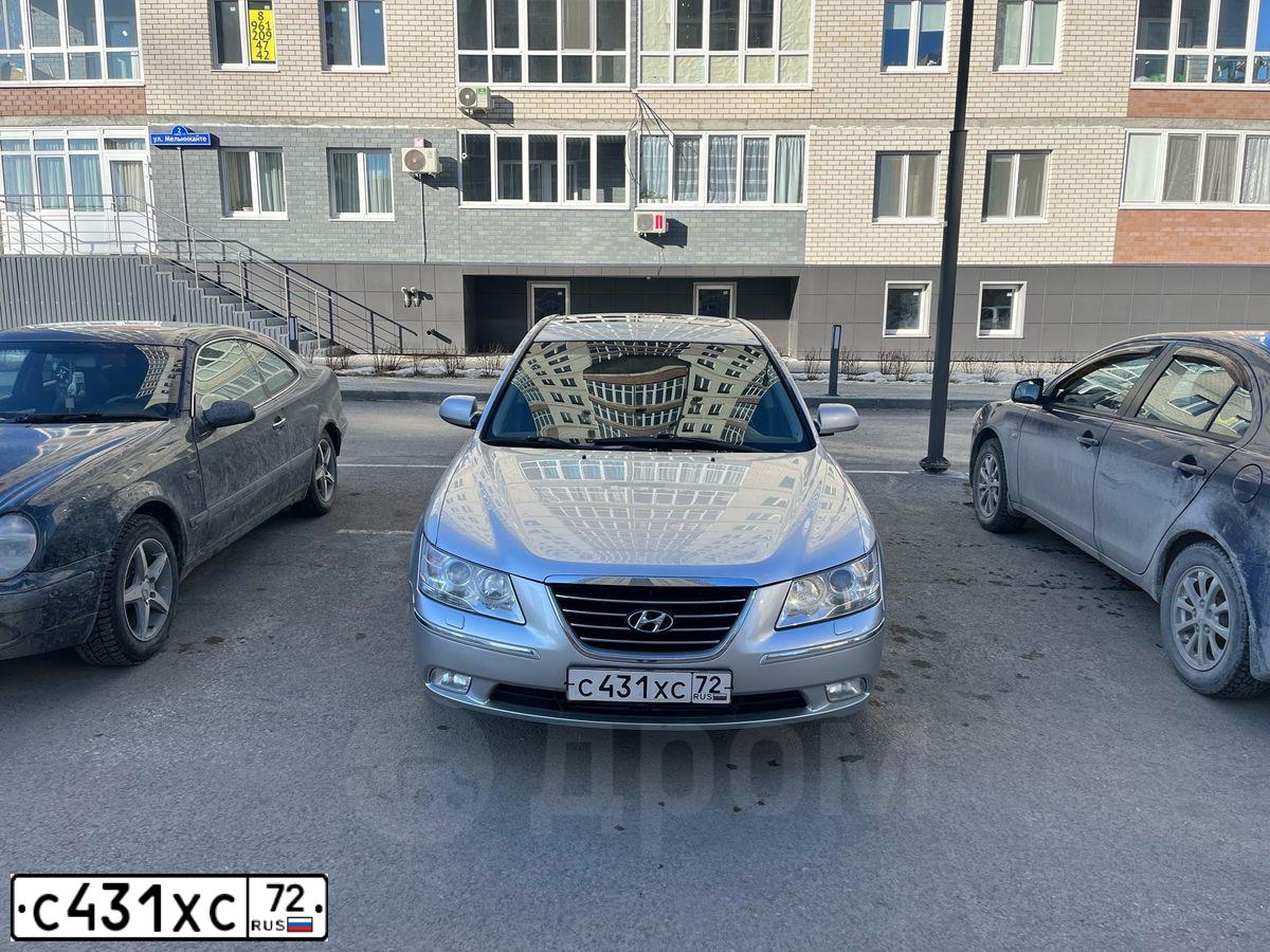 Фото автомобиля HYUNDAI I SONATA, 2008 — госномер С431ХС72. Цвет: СЕРЕБРИСТЫЙ
