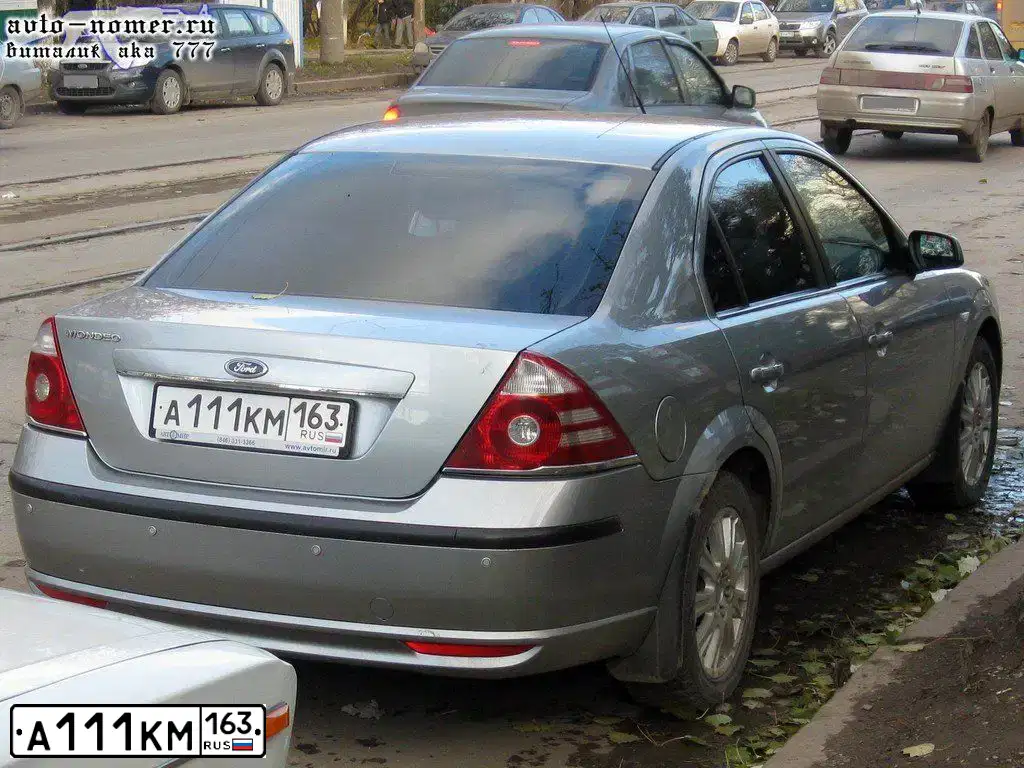 Фото автомобиля FORD MONDEO, 2006 — госномер А111КМ163. Цвет: Серый