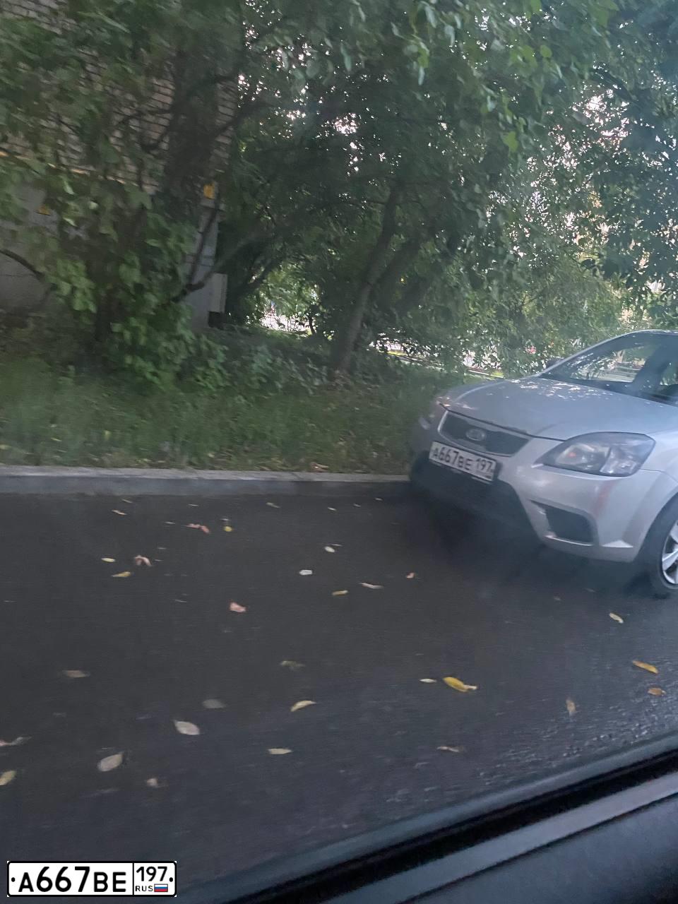 Фото автомобиля KIA RIO, 2010 — госномер А667ВЕ197. Цвет: СТАЛЬНОЙ
