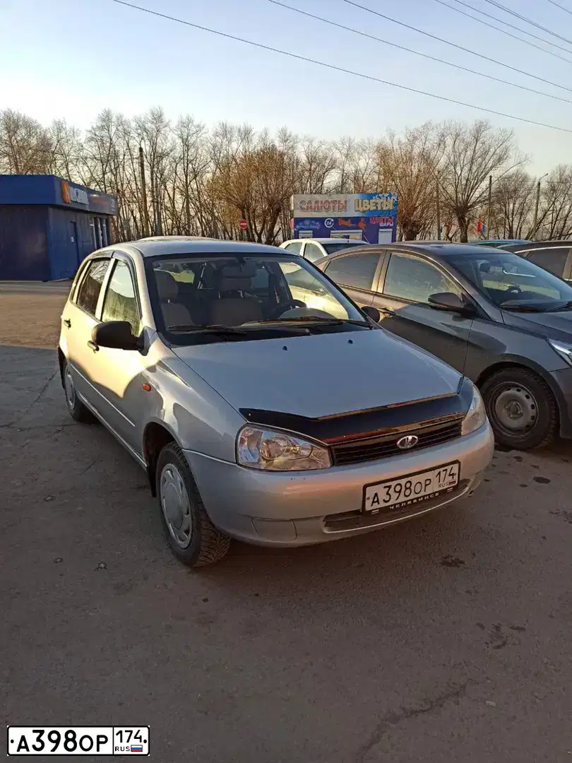 Фото автомобиля LADA KALINA, 2007 — госномер Т960МУ761. Цвет: Серебристый