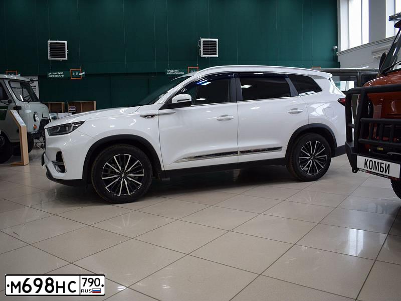 Фото автомобиля CHERY TIGGO8 PRO, 2021 — госномер О883УЕ62. Цвет: Белый