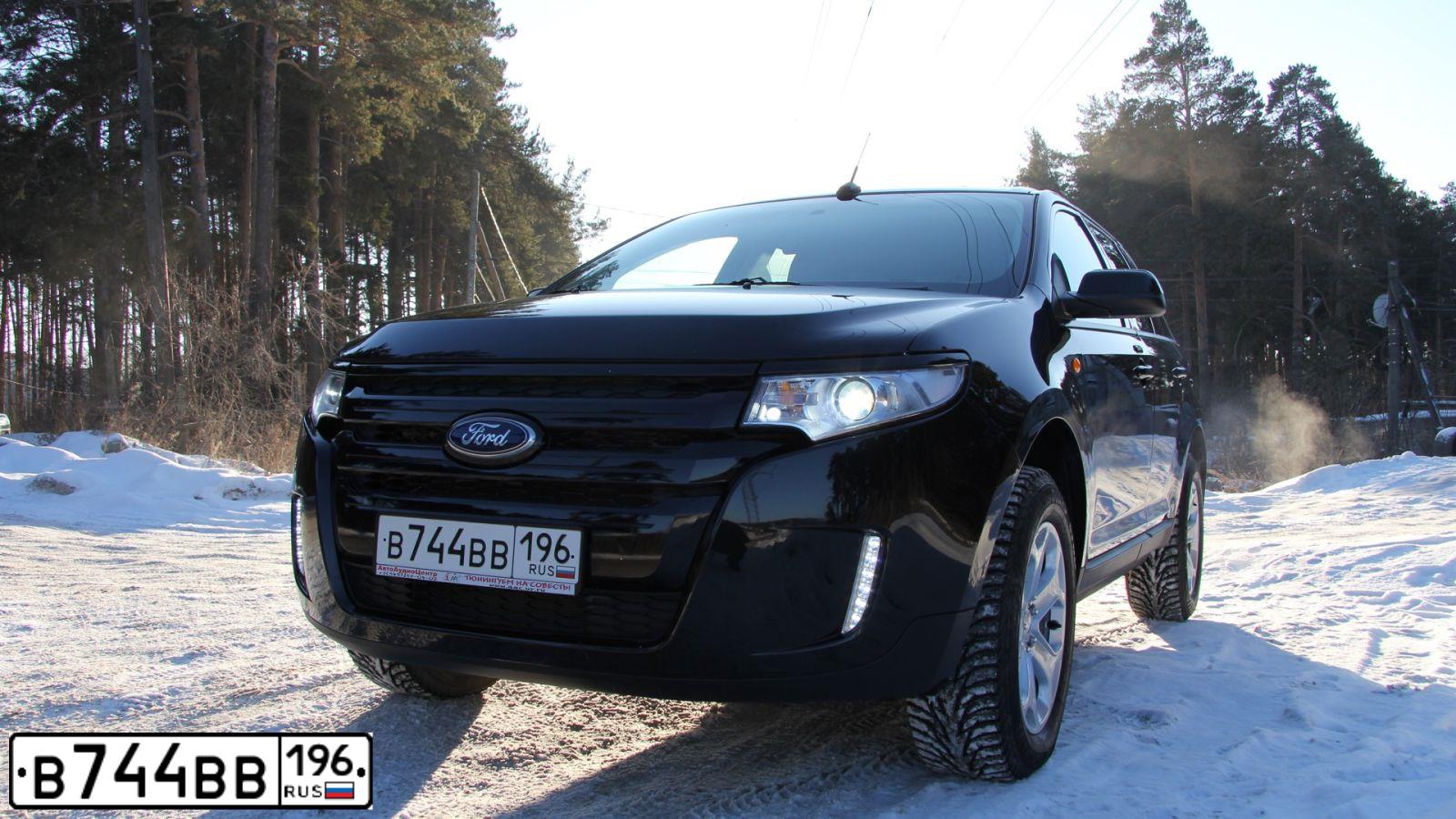 Фото автомобиля FORD EDGE, 2014 — госномер В744ВВ196. Цвет: ЧЕРНЫЙ