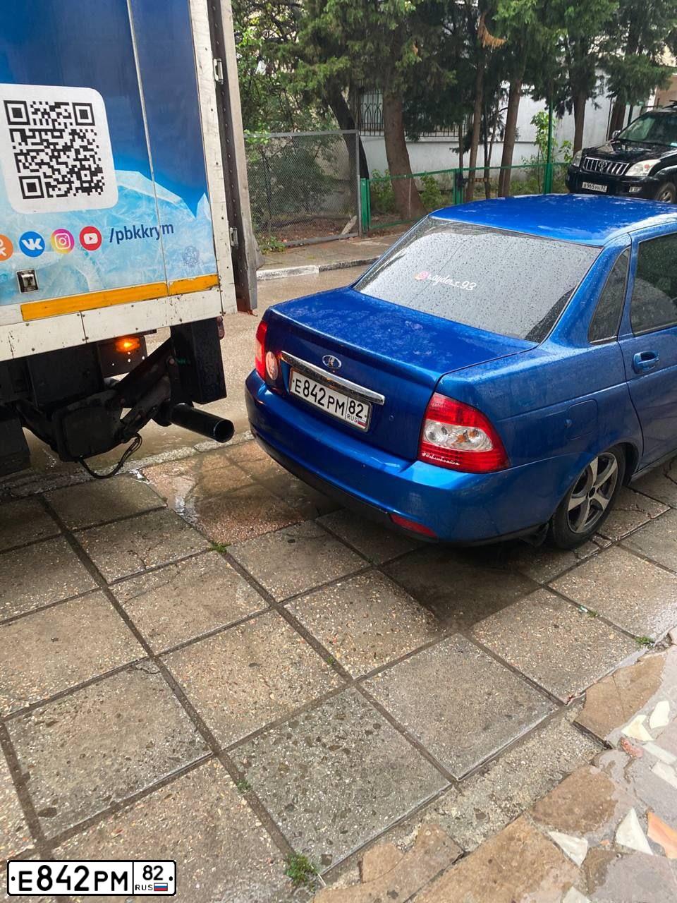 Фото автомобиля LADA PRIORA, 2008 — госномер Т766ОР193. Цвет: синий