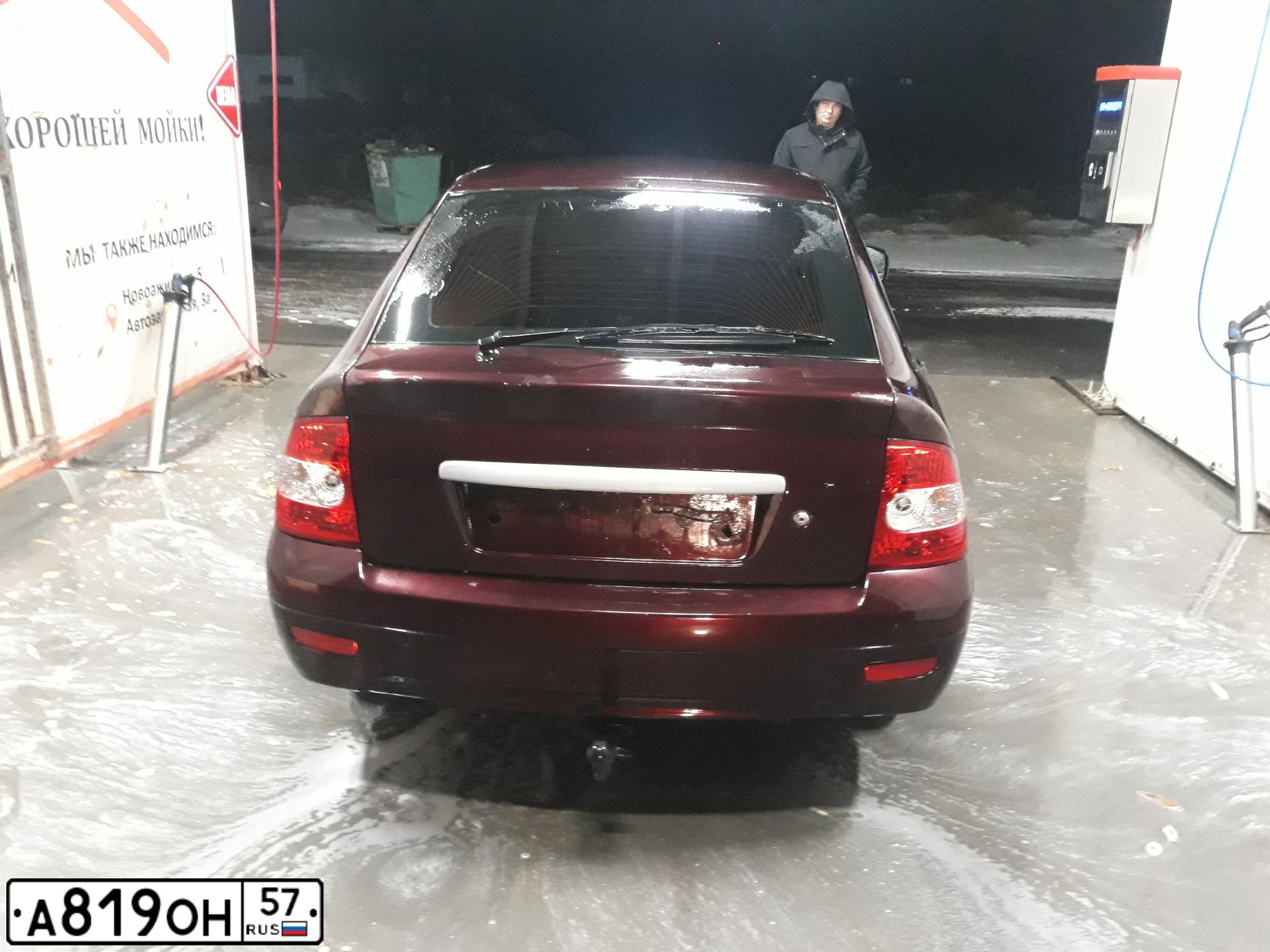 Фото автомобиля LADA 2172 PRIORA, 2011 — госномер А819ОН57. Цвет: ТЕМНО-ВИШНЕВЫЙ